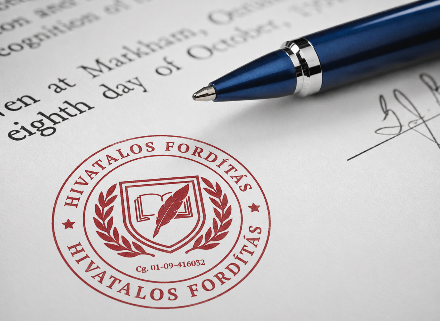 Hiteles fordítás és hivatalos fordítás